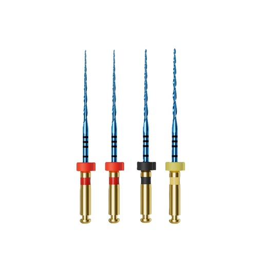 [C078452] Lima Mecanizada Reciprocante RC Blue Niti R25-R50 25mm x 4u. PERFECT