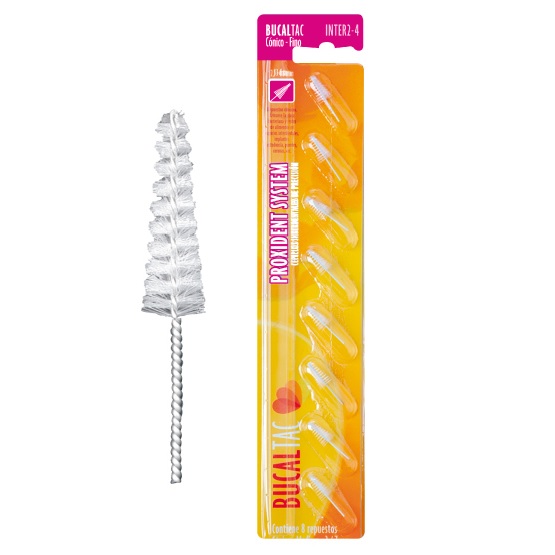 Repuestos de cepillo interdental cónico, 8u. BUCAL TAC