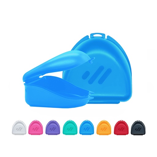 Caja para placas/ortodoncia/dentadura con ventilación. EVODEN