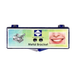 [C001644] Bracket Metálico. EDGEWISE .022. monoblock mini. hooks en 3&quot;4&quot;5&quot;. IMD 