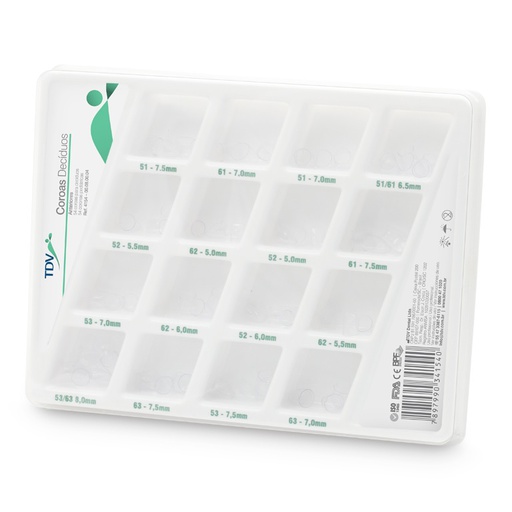 [C002211] Coronas de acetato para niños, Avío x 54u. TDV