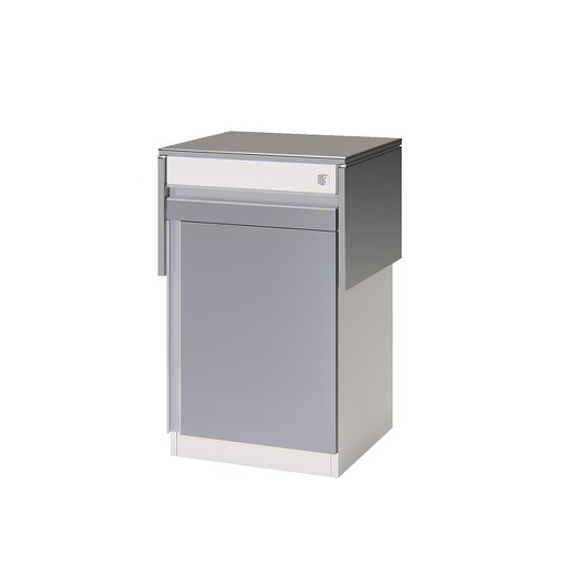 Mueble Rodante Quirúrgico para Equipos . Linea Aluminio. FORMS & CO