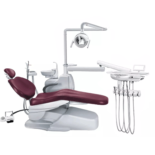 Equipo sillón odontológico, platina Colgante, TS-7830 Plus (+ banqueta y foco LED). DETES