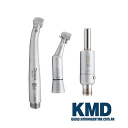 [C003707] Kit DRACO, turbina + contra ángulo gatillo + micro motor neumatico. KMD