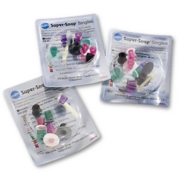 [C002738] Discos de lija super-snap para pulido y acabado en restauraciones, 8discos + mandril. SHOFU