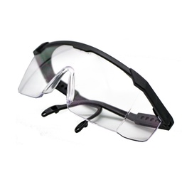 [C001258] Anteojos transparentes ARGON con patillas ajustables y protección lateral. LIBUS