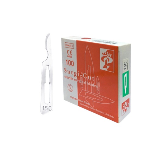 [C005401] Hojas de Bisturí, acero de carbono. PARAMOUNT 15c
